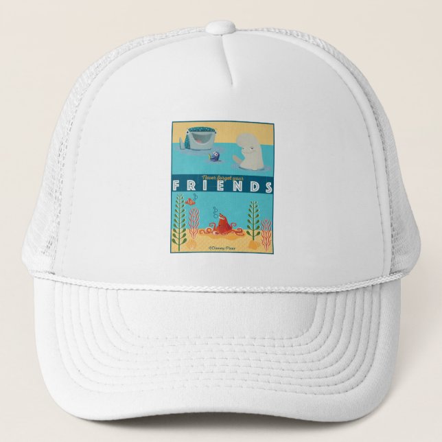 Finding Dory | Never Forget Your Friends Trucker Hat (Front)