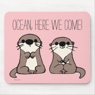 Finding Dory Otter Cartoon Mouse Pad