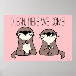 Finding Dory Otter Cartoon Poster