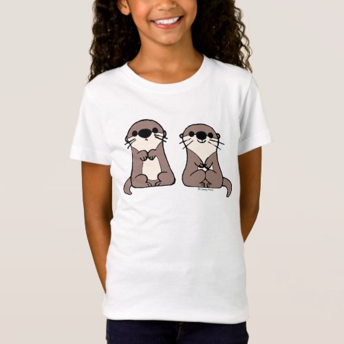 Finding Dory  Otter Cartoon T_Shirt