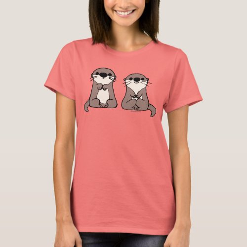 Finding Dory  Otter Cartoon T_Shirt