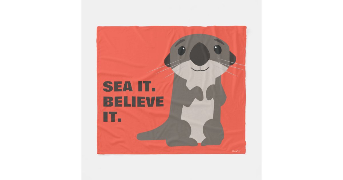 Finding Dory Otter Fleece Blanket Zazzle Com