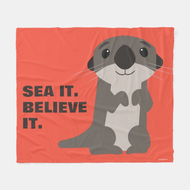 Finding Dory | Otter Fleece Blanket (Front (Horizontal))
