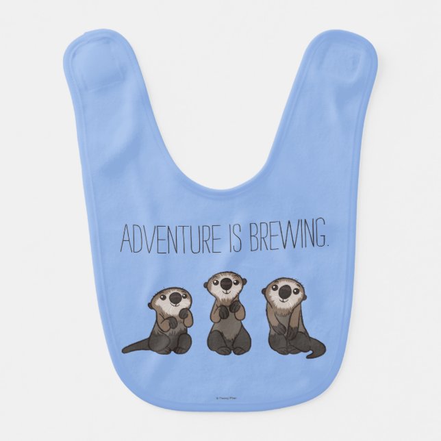 Finding Dory Otters Baby Bib (Front)