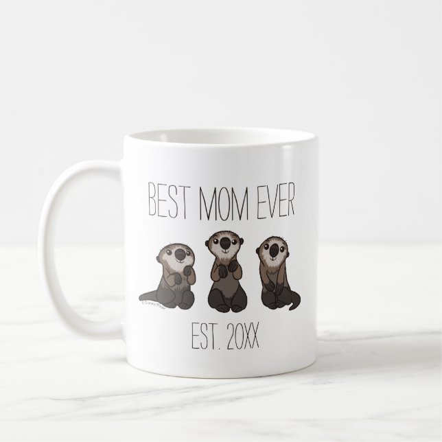 Finding Dory Otters "Best Mom Ever" Coffee Mug (Left)