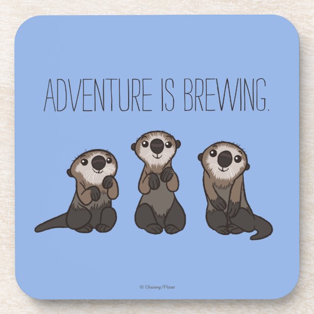 Finding Dory Otters Beverage Coaster (Front)