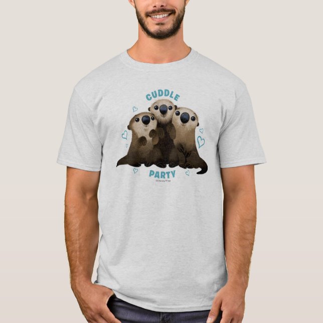 Finding Dory Otters | Cuddle Party 2 T-Shirt (Front)