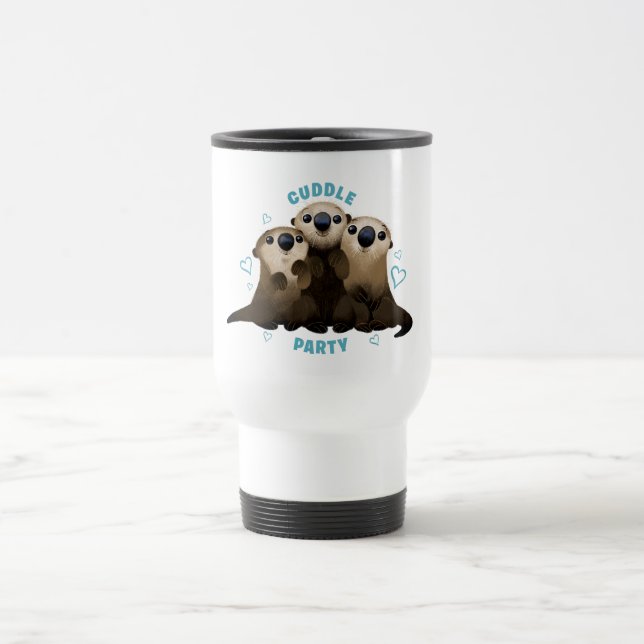 Finding Dory Otters | Cuddle Party 2 Travel Mug (Center)