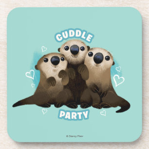 Finding Dory Otters   Cuddle Party Coaster