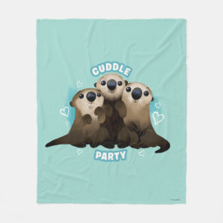 Finding Dory Otters | Cuddle Party Fleece Blanket