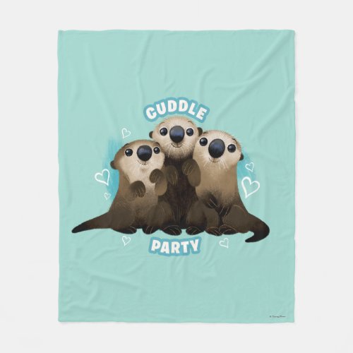 Finding Dory Otters  Cuddle Party Fleece Blanket