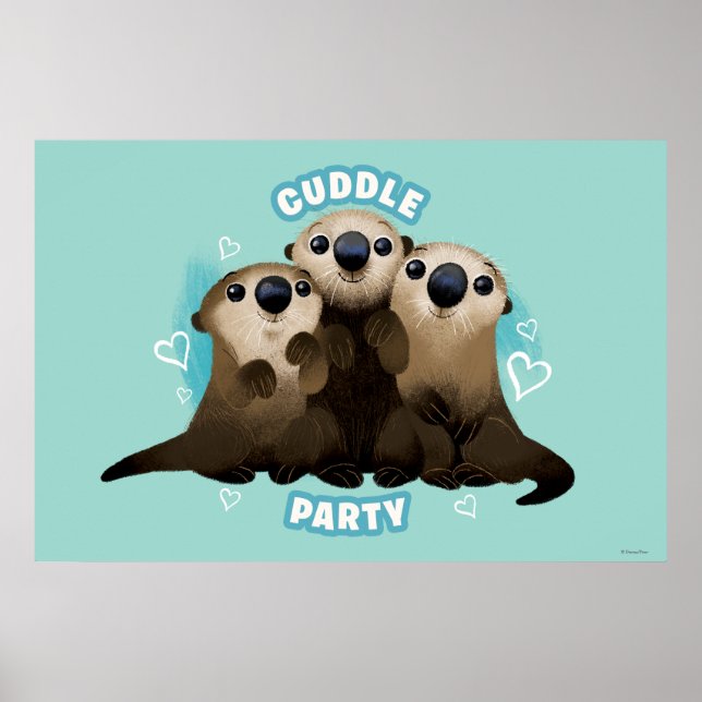 Finding Dory Otters | Cuddle Party Poster (Front)