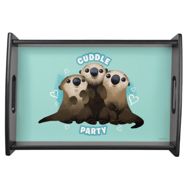 Finding Dory Otters | Cuddle Party Serving Tray (Front)