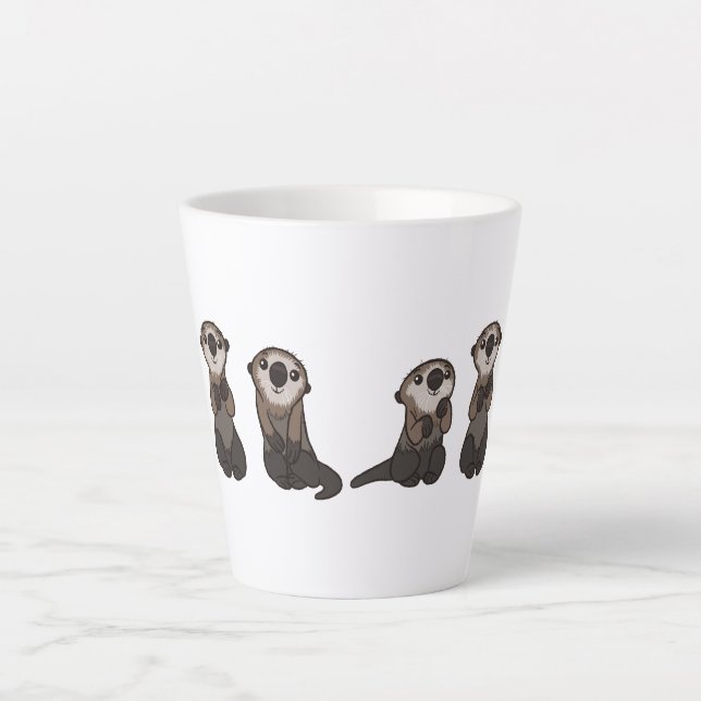Finding Dory Otters Latte Mug (Front)