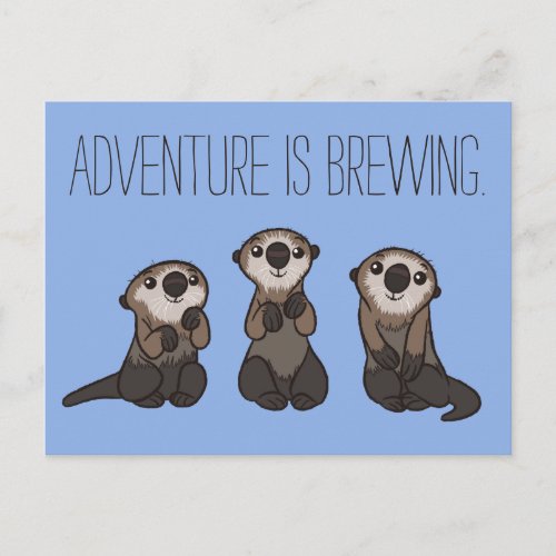 Finding Dory Otters Postcard