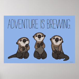 Finding Dory Otters Poster
