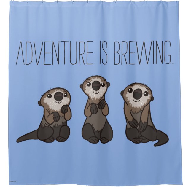 Finding Dory Otters Shower Curtain (Front)
