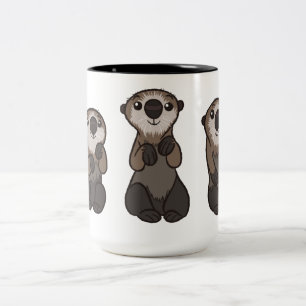 Finding Dory Otters Two-Tone Coffee Mug