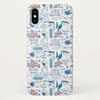 Finding Dory Pastel Pattern iPhone X Case