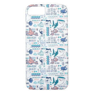 Finding Dory Pastel Pattern iPhone 8/7 Case