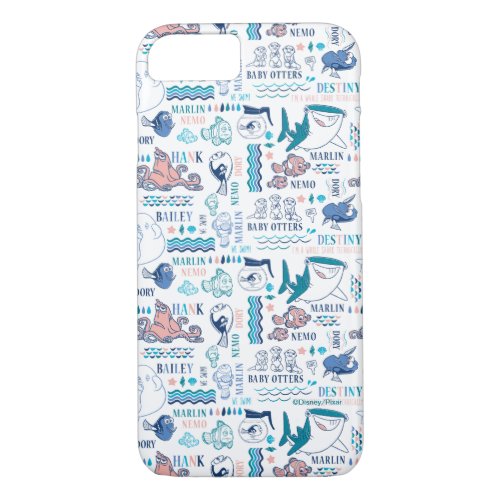 Finding Dory Pastel Pattern iPhone 87 Case