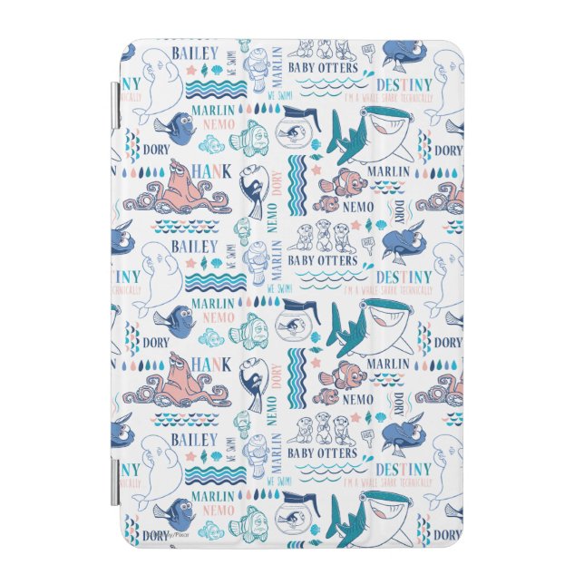 Finding Dory Pastel Pattern iPad Mini Cover (Front)