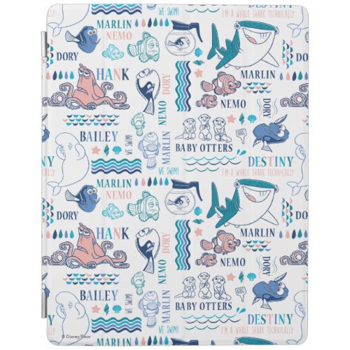 Finding Dory Pastel Pattern iPad Smart Cover