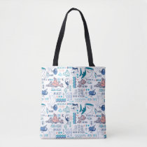 Finding Dory Pastel Pattern Tote Bag