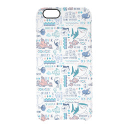 Finding Dory Pastel Pattern Clear iPhone 6/6S Case