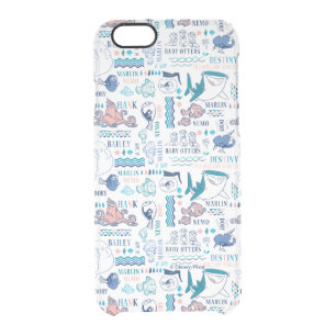 Finding Dory Pastel Pattern Clear iPhone 6/6S Case