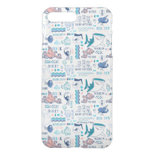 Finding Dory Pastel Pattern iPhone 8 Plus/7 Plus Case