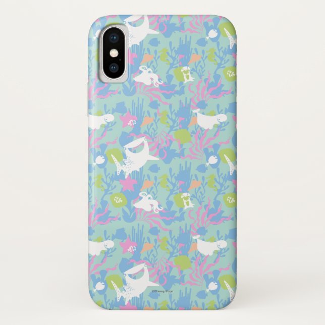 Finding Dory Pastel Sea Pattern Case-Mate iPhone Case (Back)