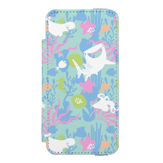 Finding Dory Pastel Sea Pattern Incipio iPhone Wallet Case (Folio Front)