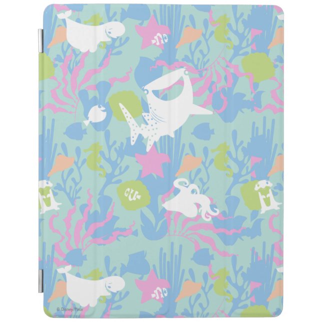 Finding Dory Pastel Sea Pattern iPad Smart Cover (Front)
