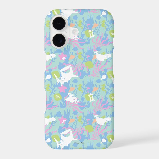 Finding Dory Pastel Sea Pattern Iphone Case (Back)