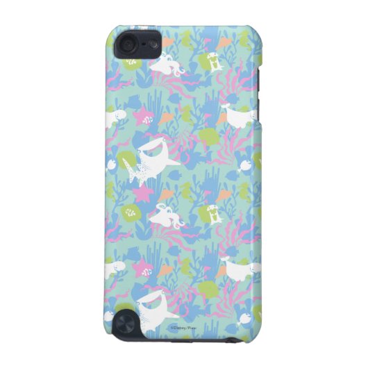 Finding Dory Pastel Sea Pattern iPod Touch (5th Generation) Cover (Back)