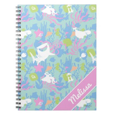 Finding Dory Pastel Sea Pattern Notebook