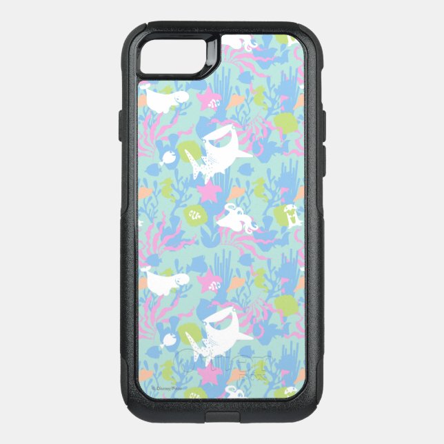 Finding Dory Pastel Sea Pattern Otterbox iPhone Case (Back)