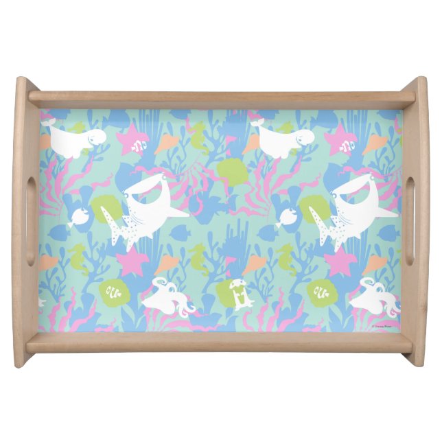 Finding Dory Pastel Sea Pattern Serving Tray (Front)
