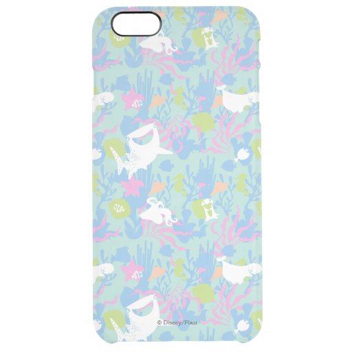 Finding Dory Pastel Sea Pattern Clear iPhone 6 Plus Case