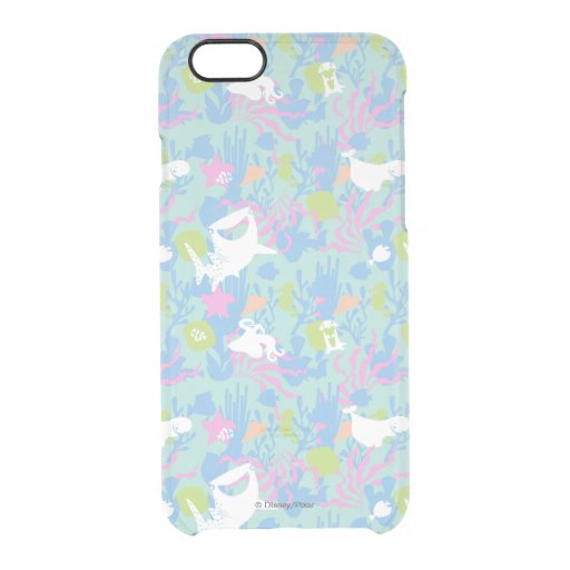 Finding Dory Pastel Sea Pattern Clear iPhone 6/6S Case