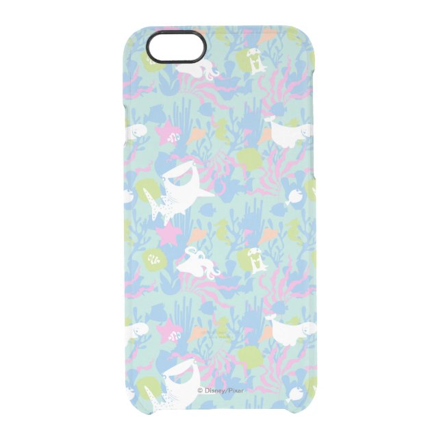 Finding Dory Pastel Sea Pattern Uncommon iPhone Case (Back)