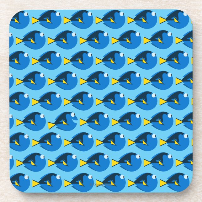 Finding Dory Pattern Beverage Coaster (Front)