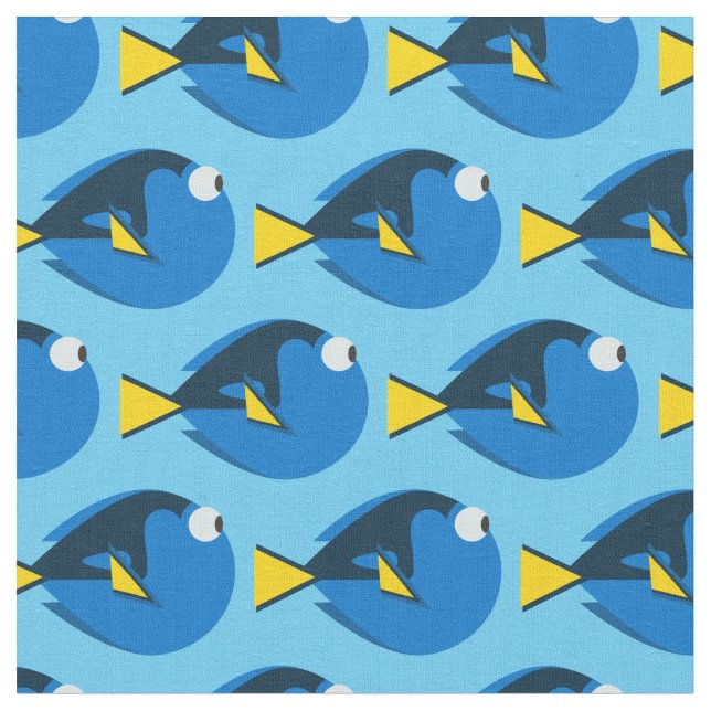 Finding Dory Pattern Fabric (Close Up)