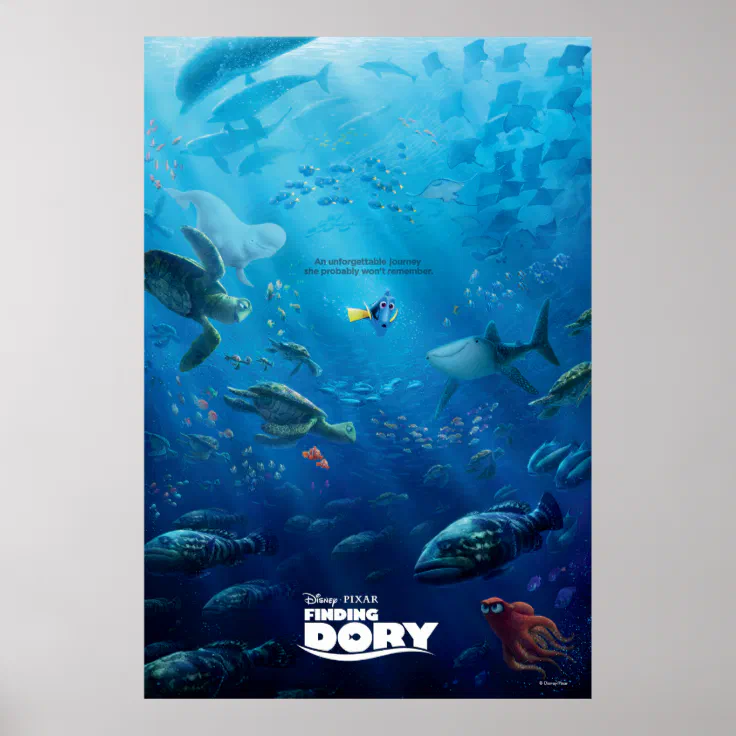 Finding Dory | Poster Art | Zazzle