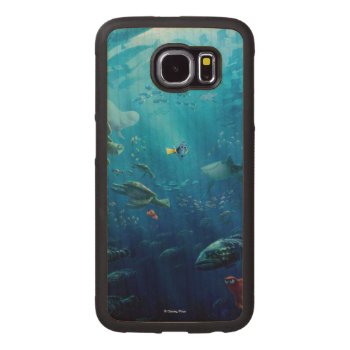 Finding Dory | Poster Art Carved Wood Samsung Galaxy S6 Case by FindingDory at Zazzle