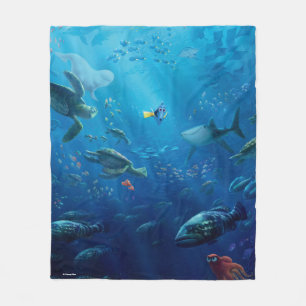 Finding Dory   Poster Art Fleece Blanket