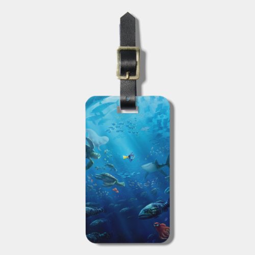 Finding Dory  Poster Art Luggage Tag