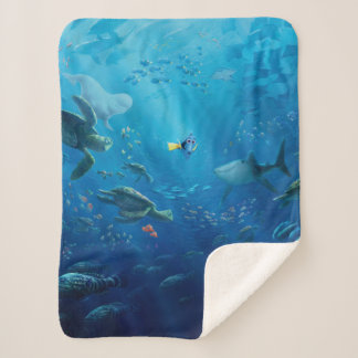 Finding Dory | Poster Art Sherpa Blanket