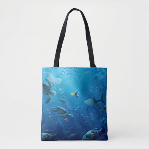 Finding Dory  Poster Art Tote Bag